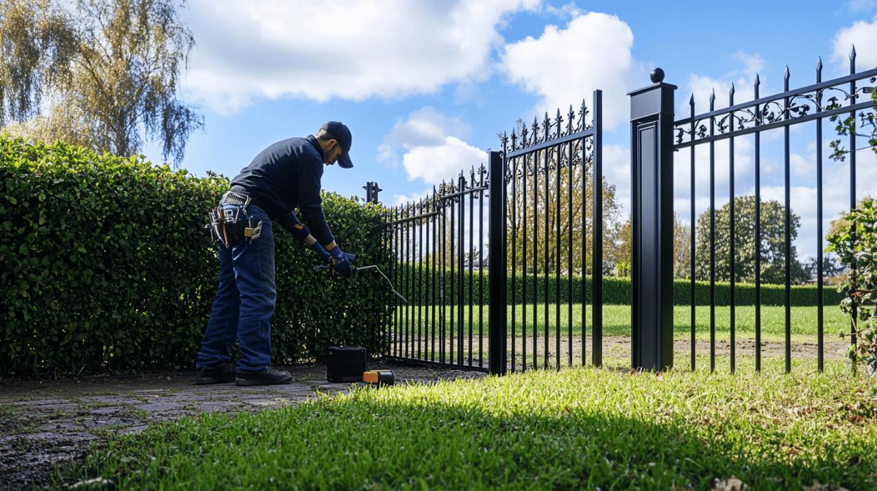 Le manuel detaille pour installer votre portail en aluminium comme un pro