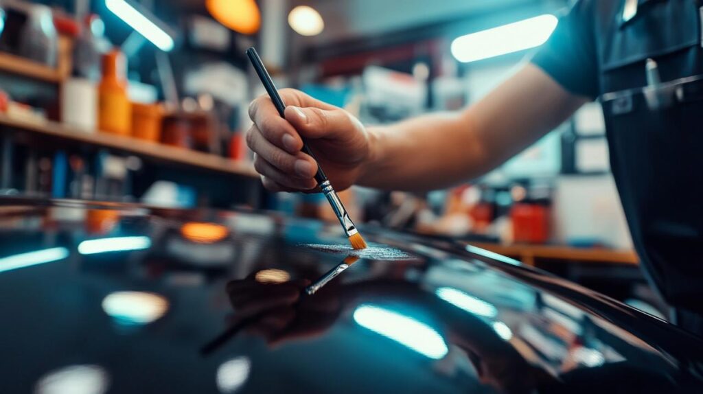 Comment effectuer une retouche de peinture efficace sur les éraflures et éclats de votre carrosserie